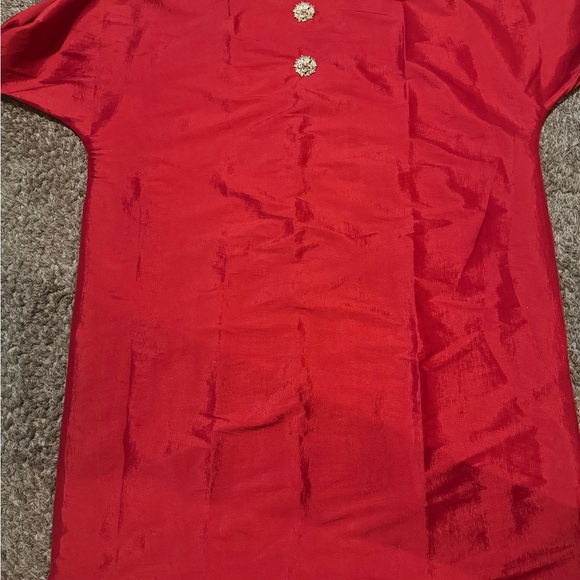 New Red Boubou gown. Elegant dress. African/ Nigerian style - Picture 4 of 8